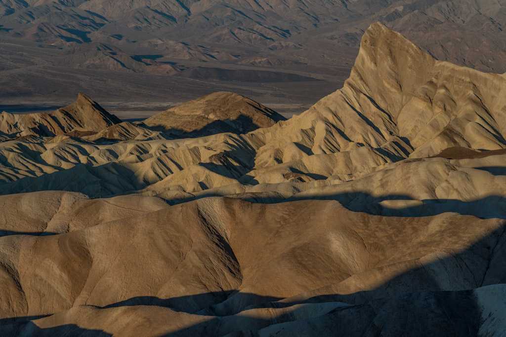 Manly Beacon seen from Zabriskie Point